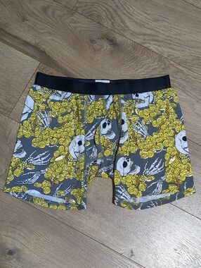 MeUndies Skull Gold Coin Treasure Boxer Briefs Underwear Mens Size Medium